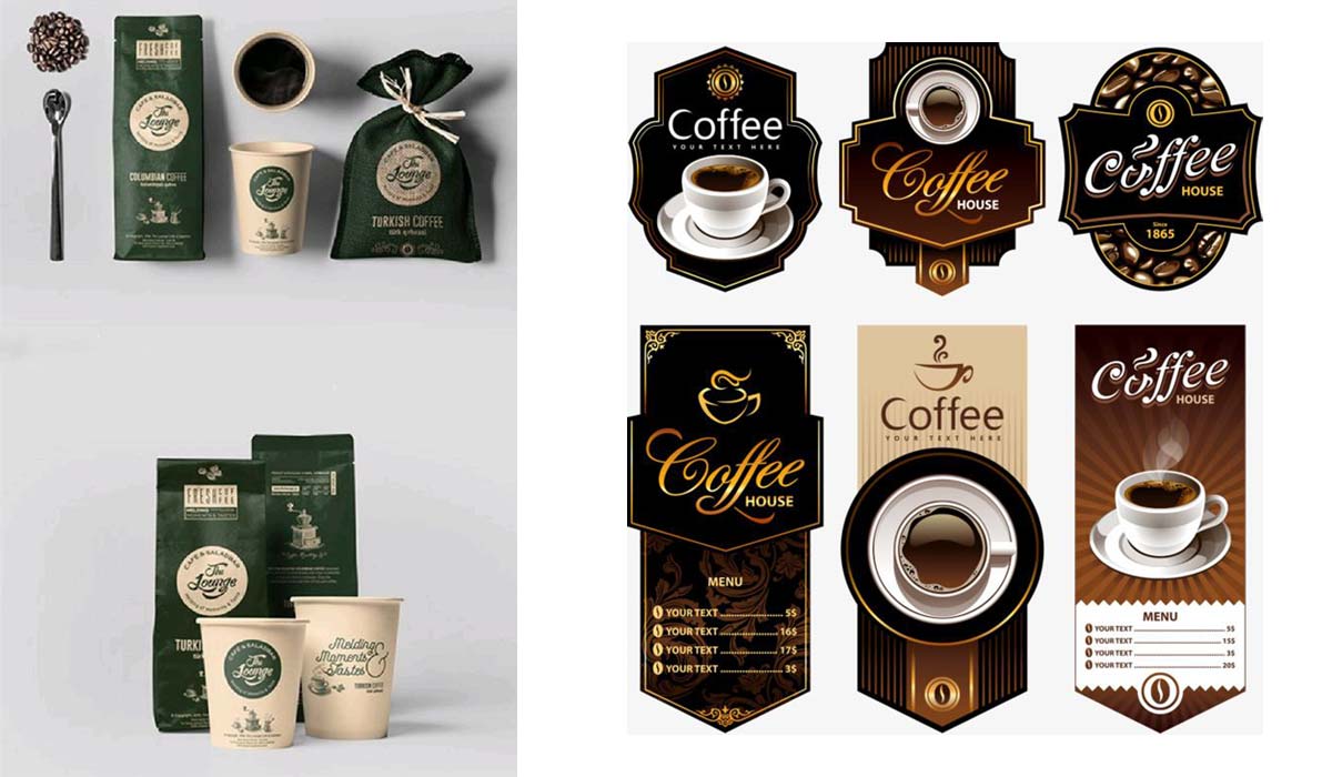 برچسب فروش قهوه