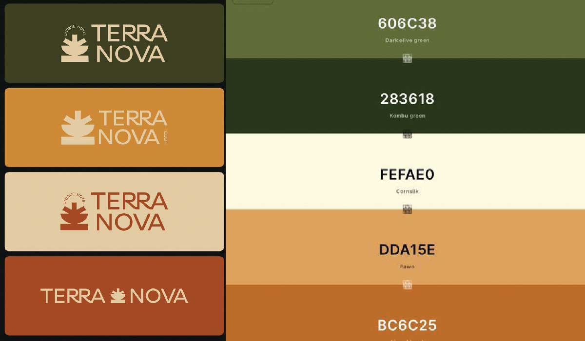 رنگبندی مناسب برای طراحی لوگوی سفالگری