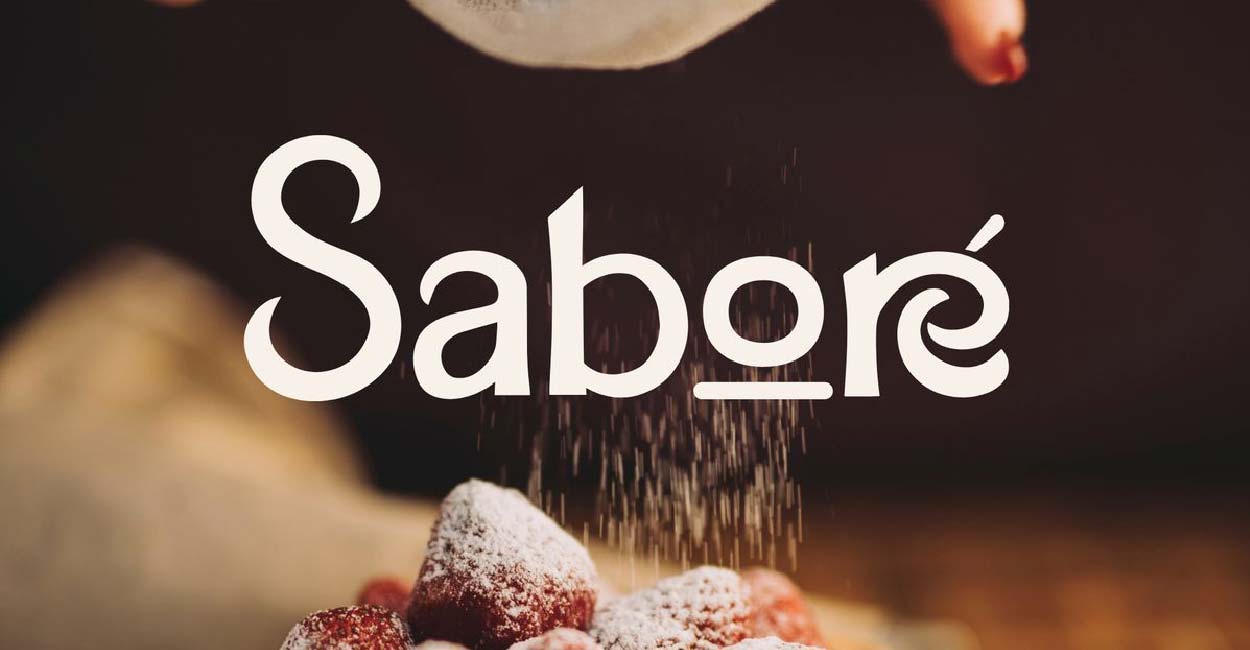 طراحی لوگو تایپوگرافی انگلیسی آشپزی