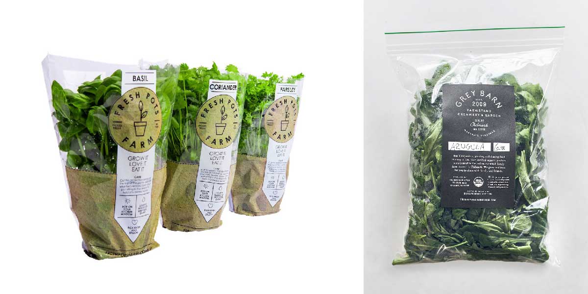 چاپ برچسب برای بسته بندی سبزیجات