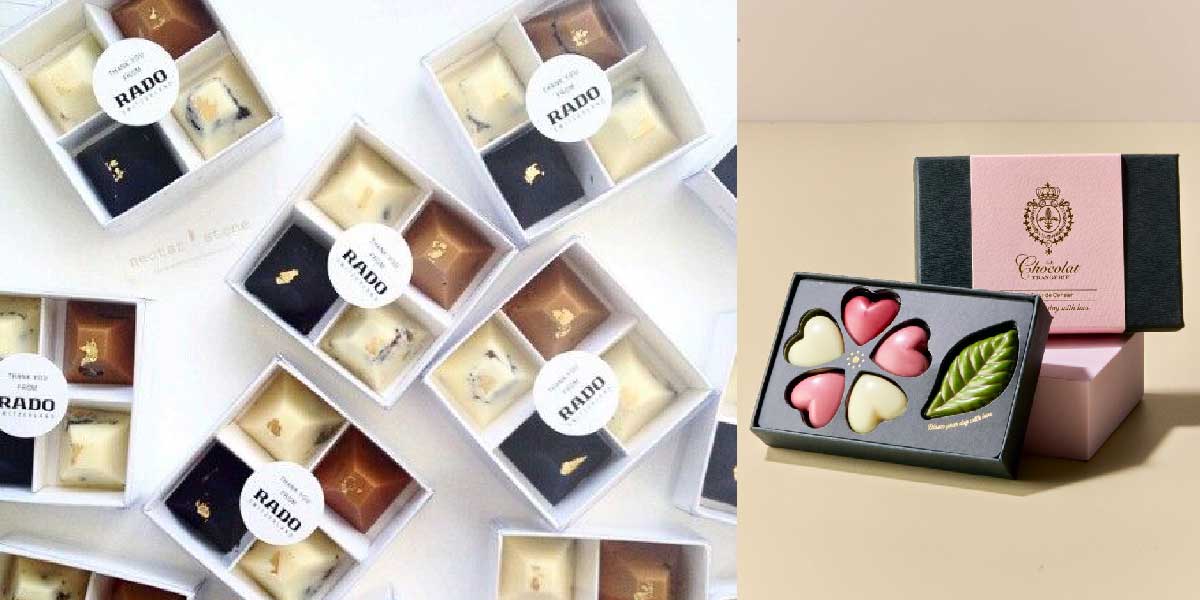 چاپ لیبل شکلات برای فروش آنلاین