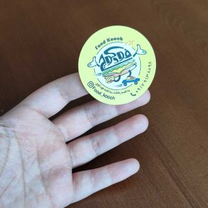 برچسب دایره ای قطر 6 سانتی متر