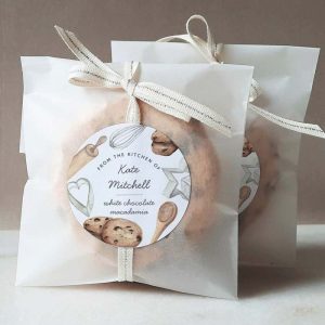 نمونه کاربرد لیبل دایره ای در بسته بندی