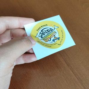 چاپ برچسب دایره