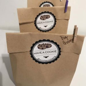 برچسب روی پاکت کرافت