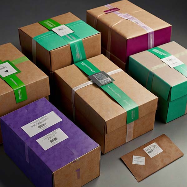 برچسب مناسب بسته بندی