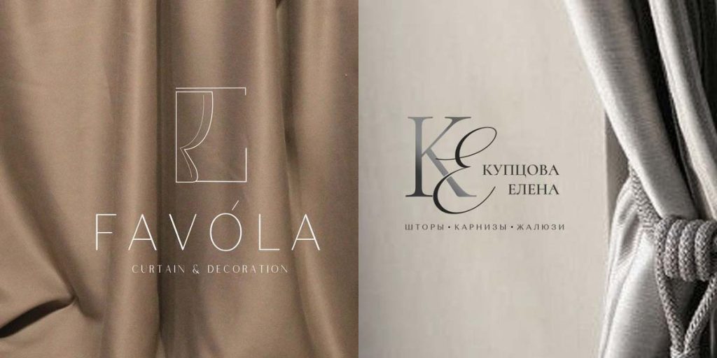 طراحی لوگو پرده فروشی