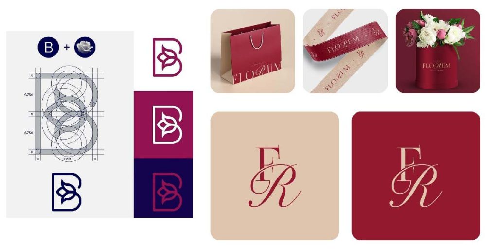 طراحی لوگو گل آرایی