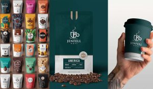 چاپ لیبل بسته بندی قهوه