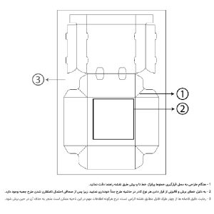 نقشه گسترده جعبه اسنک سفره ای
