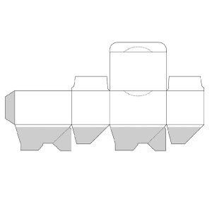 نقشه گسترده جعبه سیب زمینی بیرون بر ساده