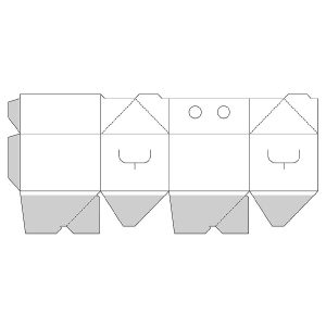 نقشه گسترده جعبه سیب زمینی بیرون بر قفلی