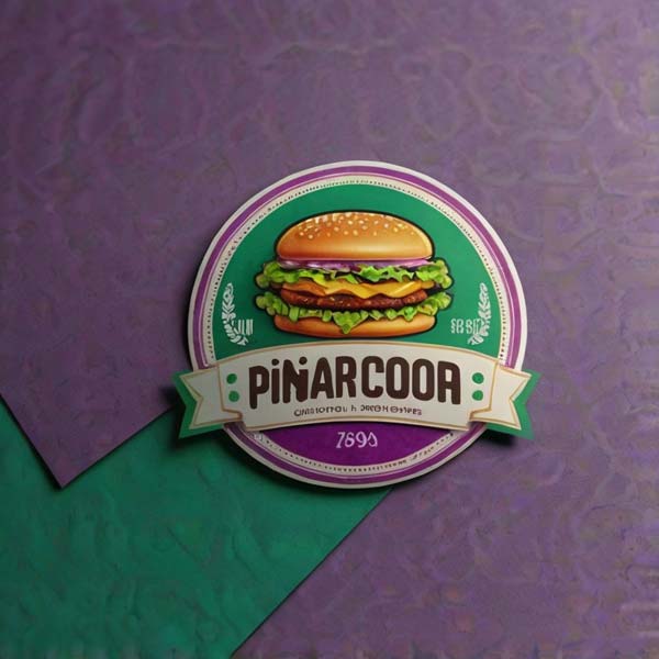 چاپ برچسب فست فود