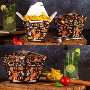 چاپ جعبه سیب زمینی مخروطی