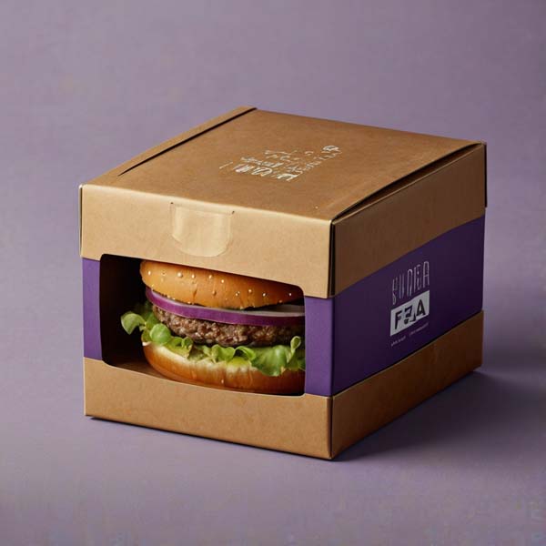 چاپ جعبه همبرگر