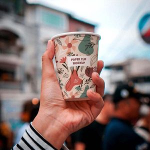 چاپ لیوان مقوایی 200 سی سی