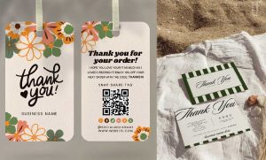 چاپ کارت تشکر خرید