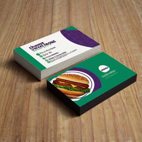 چاپ کارت ویزیت فست فود