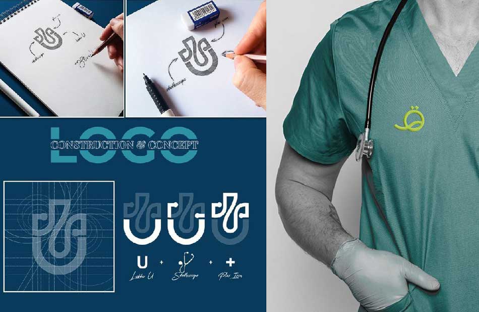 طراحی لوگو کلینیک زخم